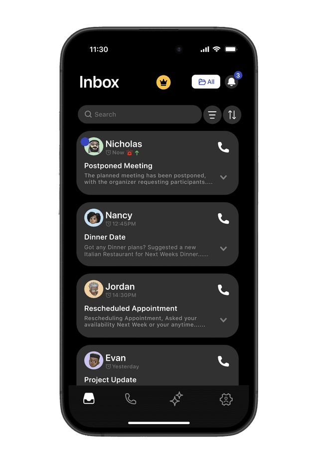 Secretary Agent Inbox